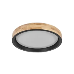 OSRAM LED-Deckenlampe ORBIS MARIANO holz/schwarz Ø 41 cm dim