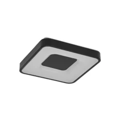 OSRAM LED-Deckenlampe ORBIS PIANA, schwarz 38x38 cm clickdim