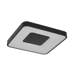 OSRAM LED-Deckenlampe ORBIS PIANA, schwarz 49x49 cm clickdim