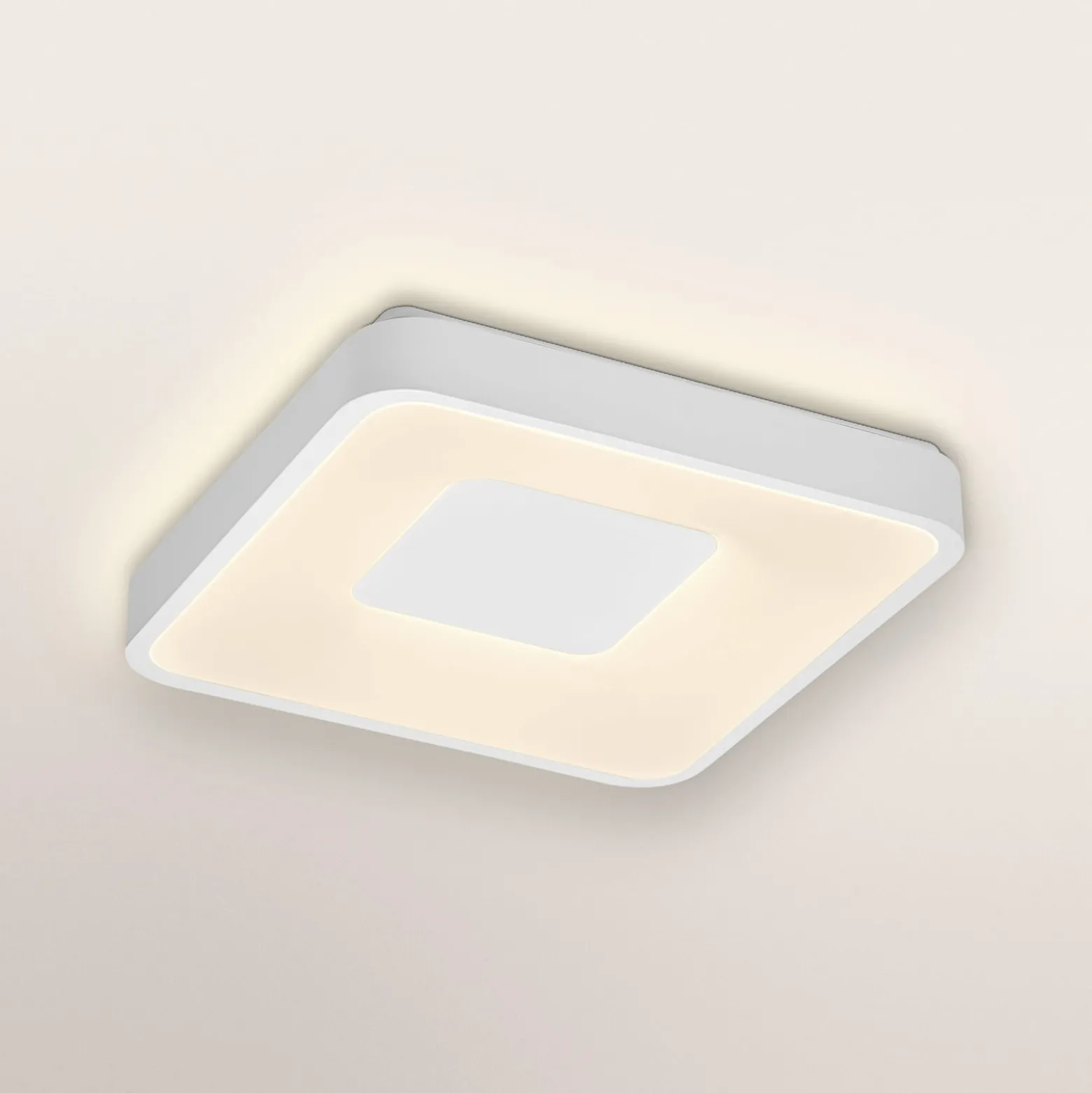 OSRAM LED-Deckenlampe ORBIS PIANA, weiß, 38 x 38 cm clickdim