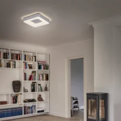 OSRAM LED-Deckenlampe ORBIS PIANA, weiß, 38 x 38 cm clickdim
