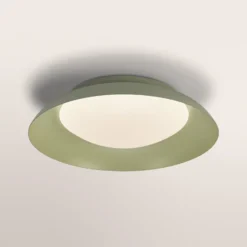 OSRAM LED-Deckenlampe ORBIS PLATE, grün, Ø 31 cm, clickdim