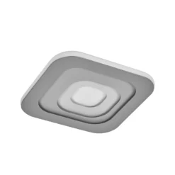 OSRAM LED-Deckenlampe ORBIS SPIRAL SQUARE, 50 x 50 cm, grau