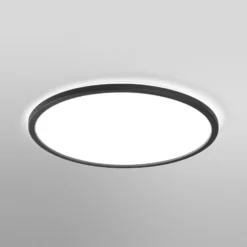 OSRAM LED-Deckenlampe ORBIS ULTRA SLIM, schwarz, Ø 40 cm dim