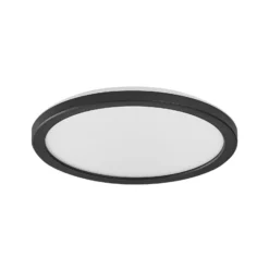 OSRAM LED-Deckenlampe ORBIS ULTRA SLIM, schwarz, Ø 24 cm dim
