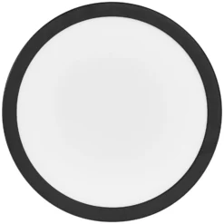 OSRAM LED-Deckenlampe ORBIS ULTRA SLIM, schwarz, Ø 24 cm dim