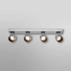 OSRAM LED-Deckenleuchte JUPITER, 4-flammig, silber, Metall