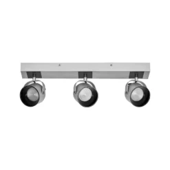 OSRAM LED-Deckenleuchte JUPITER, 3-flammig, silber, Metall