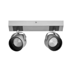 OSRAM LED-Deckenleuchte JUPITER, 2-flammig, silber, Metall