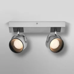 OSRAM LED-Deckenleuchte JUPITER, 2-flammig, silber, Metall