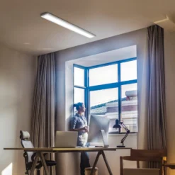 OSRAM LED-Deckenleuchte OFFICE LINE, weiß, 122 cm, Metall