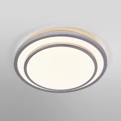 OSRAM LED-Deckenleuchte ORBIS BERLIN, silber, Ø 30 cm Metall