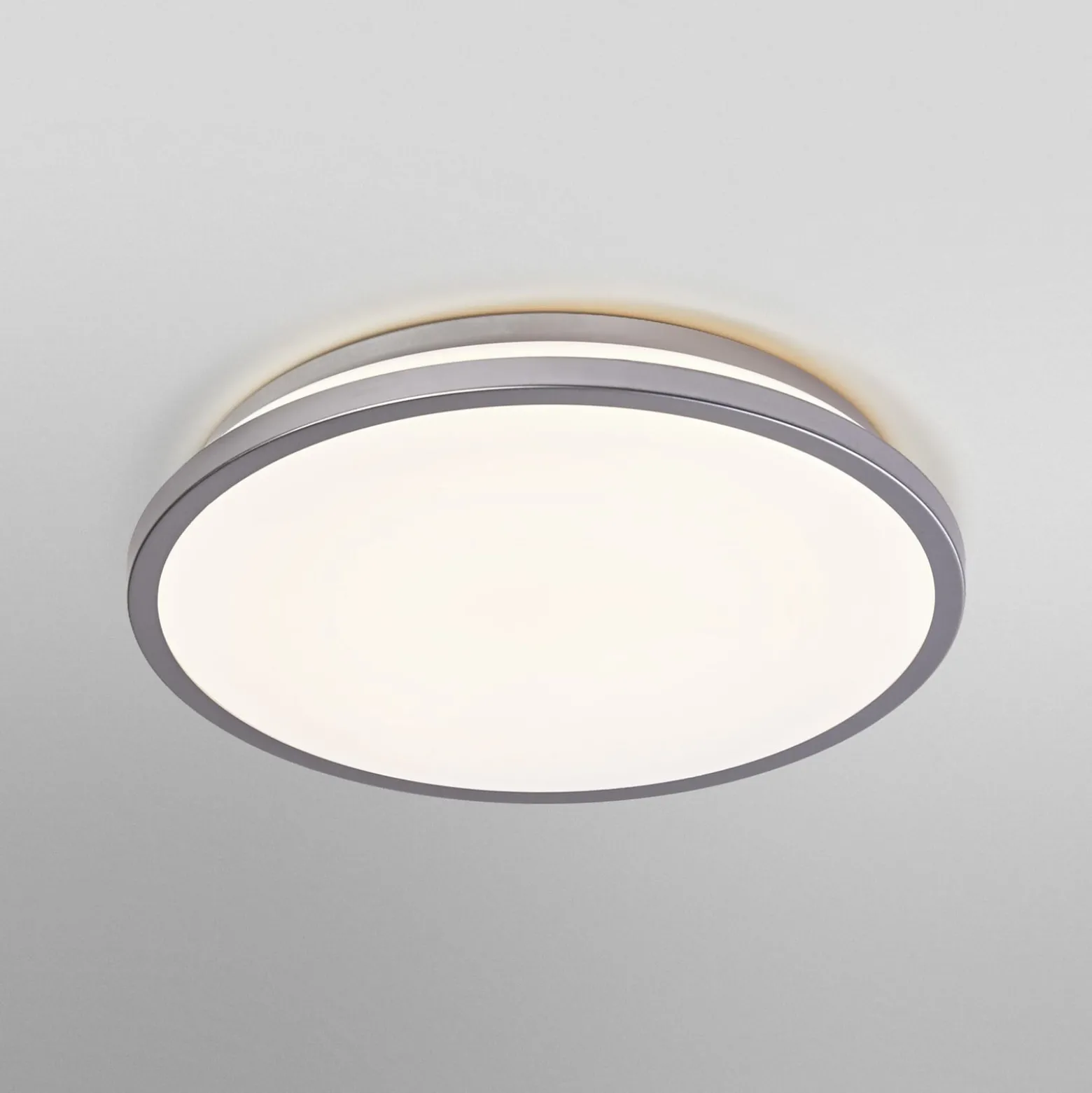 OSRAM LED-Deckenleuchte ORBIS DUBLIN, Ø 30 cm, silber Metall