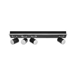 OSRAM LED-Deckenstrahler MARS CLICK-SELECT, 4 Spots, schwarz