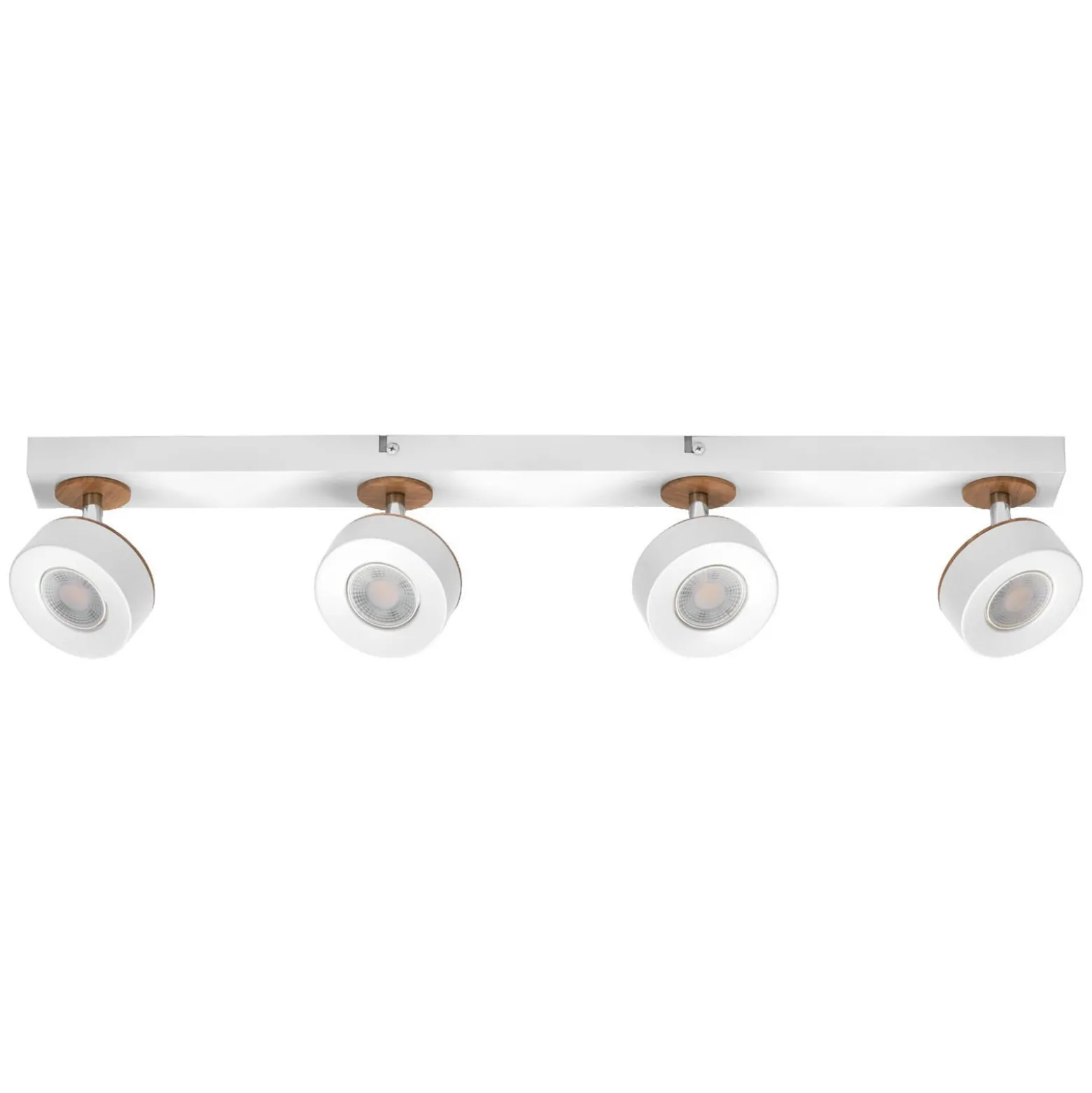 OSRAM LED-Deckenstrahler PLUTO, weiß, 4 Spots Metall 3.000 K