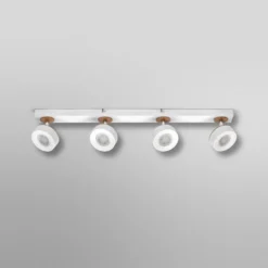 OSRAM LED-Deckenstrahler PLUTO, weiß, 4 Spots Metall 3.000 K