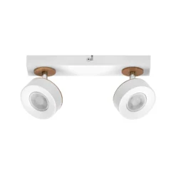 OSRAM LED-Deckenstrahler PLUTO, weiß, 2 Spots Metall 3.000 K