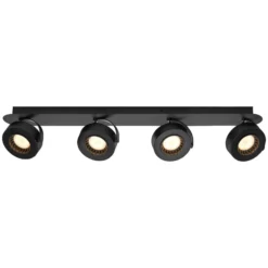 OSRAM LED-Deckenstrahler VENUS schwarz 4-flg. Metall 3.000 K