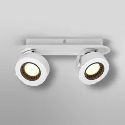 OSRAM LED-Deckenstrahler VENUS, weiß, 2-flg., Metall 3.000 K