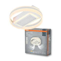 OSRAM LED-Deckenventilator GRILL, Ø 50 cm weiß Fernbedienung