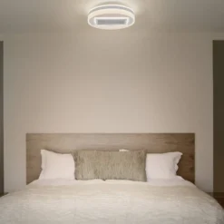 OSRAM LED-Deckenventilator GRILL, Ø 50 cm weiß Fernbedienung