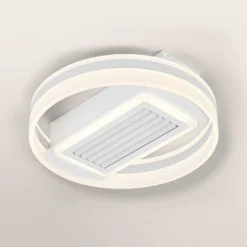 OSRAM LED-Deckenventilator GRILL, Ø 50 cm weiß Fernbedienung