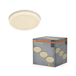 OSRAM LED-Einbauleuchte SLIM, Ø 17 cm, weiß, Metall, 3.000 K