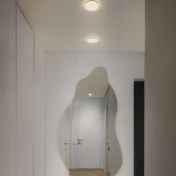 OSRAM LED-Einbauleuchte SLIM, Ø 17 cm, weiß, Metall, 3.000 K