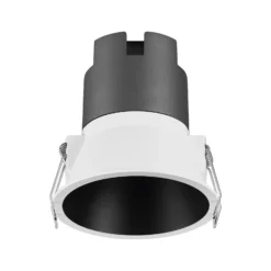 OSRAM LED-Einbauspot TWIST, weiß/schwarz 840 Ø 9,3 cm Metall
