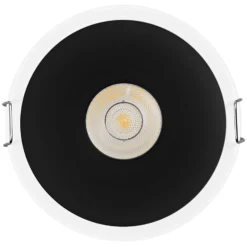 OSRAM LED-Einbauspot TWIST, weiß/schwarz 840 Ø 9,3 cm Metall