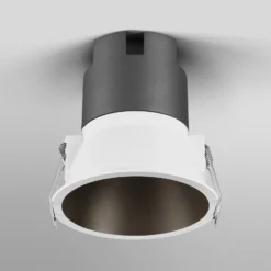 OSRAM LED-Einbauspot TWIST, weiß/schwarz 840 Ø 9,3 cm Metall