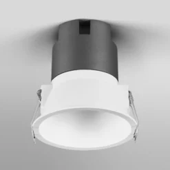 OSRAM LED-Einbauspot TWIST, weiß/weiß, 830, Ø 9,3 cm, Metall