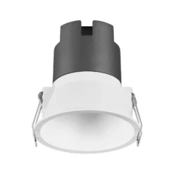 OSRAM LED-Einbauspot TWIST, weiß/weiß, 830, Ø 9,3 cm, Metall