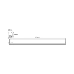 OSRAM LED-Lichtleiste SWITCH BATTEN, 57 cm, 4.000 K, weiß