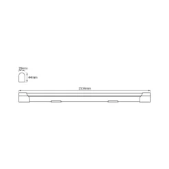 OSRAM LED-Lichtleiste VALUE BATTEN, 153 cm, Metall, 4.000 K