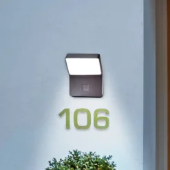 OSRAM LED-Sensor-Außenwandlampe ENDURA STYLE WIDE dunkelgrau