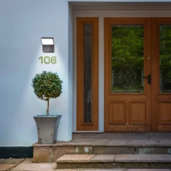 OSRAM LED-Sensor-Außenwandlampe ENDURA STYLE WIDE dunkelgrau