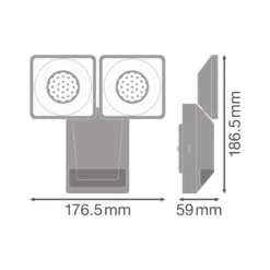 OSRAM LED-Sensor-Außenwandstrahler ENDURA PRO, weiß, IP55