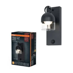 OSRAM LED-Sensor-Wandlampe ENDURA CLASSIC COWBELL, grau IP65