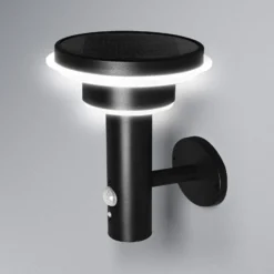 OSRAM LED-Wandlampe ENDURA STYLE SOLAR DOUBLE CIRCLE schwarz
