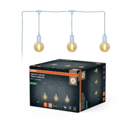 OSRAM Lichterkette ENDURA DECOR, blau, 7 m, 3-flammig, IP44