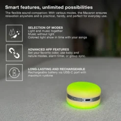 OSRAM SMART+ Bluetooth LED-Lautsprecher MACARON, gelb, Akku
