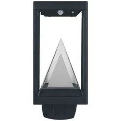 OSRAM SMART+ LED-Solar-Außenwandleuchte ALPS, schwarz Sensor
