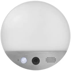 OSRAM SMART+ WiFi Außenwandlampe ROUND, Kamera, Sensor, grau