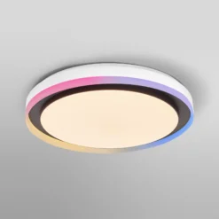 OSRAM SMART+ WiFi Deckenlampe ORBIS ZEST schwarz 50cm RGBCCT