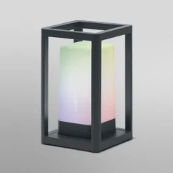 OSRAM SMART+ WiFi LED-Akku-Tischlampe FRAME, dunkelgrau IP44