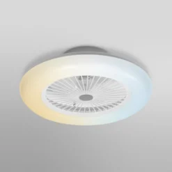OSRAM SMART+ WiFi LED-Deckenventilator ROUND weiß leise 55cm