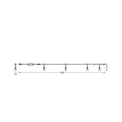 OSRAM SMART+ WiFi LED-Lichterkette STRINGLIGHT, RGBW 12-flg.