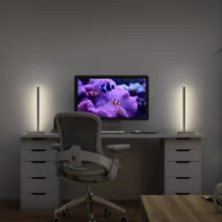 OSRAM SMART+ WiFi Tischlampe CORNER MAGIC, silber, 43 cm RGB