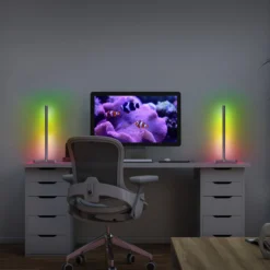 OSRAM SMART+ WiFi Tischlampe CORNER MAGIC, silber, 43 cm RGB